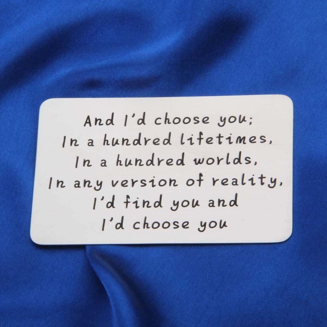 Long Distance Deployment Wallet Card for Him - Anniversary Gifts for Couples