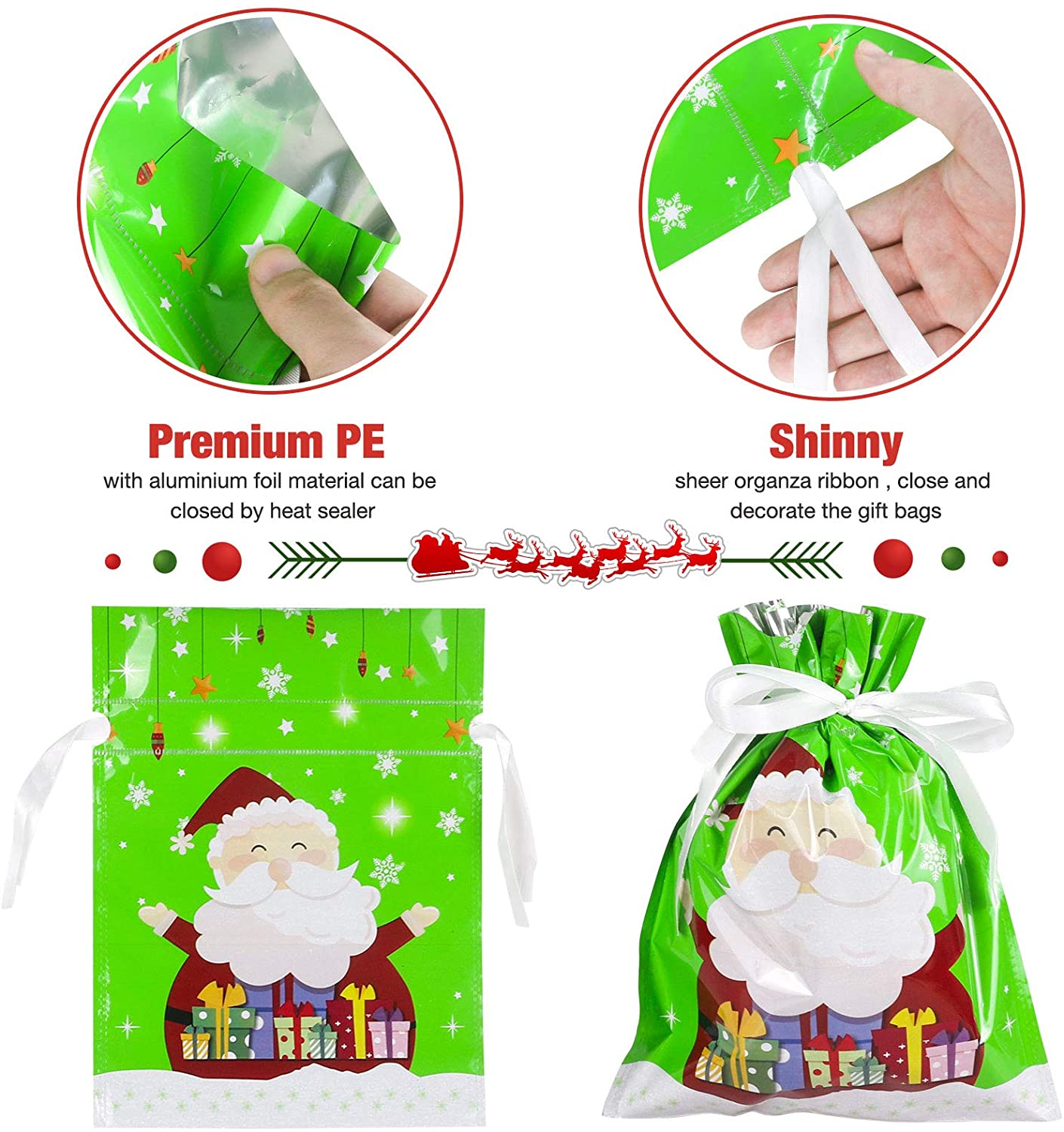 Christmas Hot sale🔥-Drawstrings Gift Bags