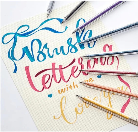 Juice Color Gelly Roll Gel Pens- Blingbling Sparkle（Set of 8）