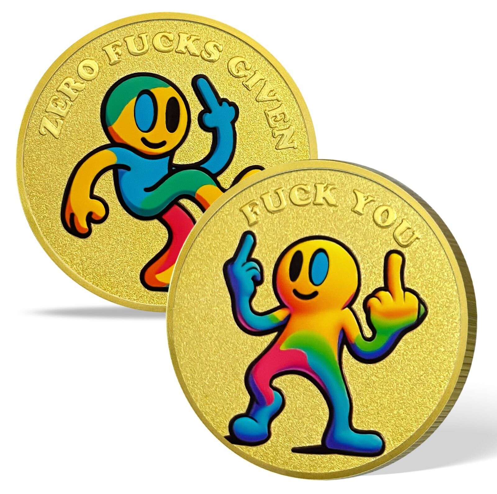 Funny Official Bad Man As*hole Challenge Coin