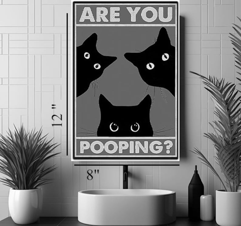 Funny Cat Tin Signs