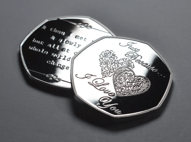 Brand New 'Just Because I Love You' Commemorative Coin