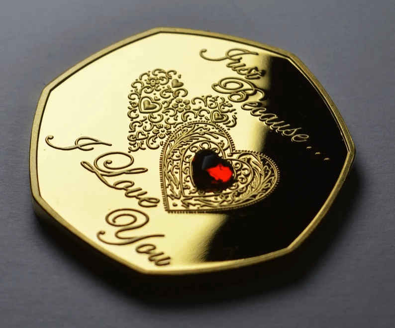 Brand New 'Just Because I Love You' Commemorative Coin