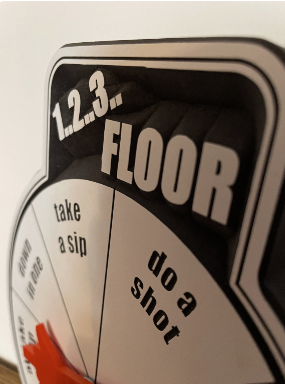 Adult Drinking Game Spinner