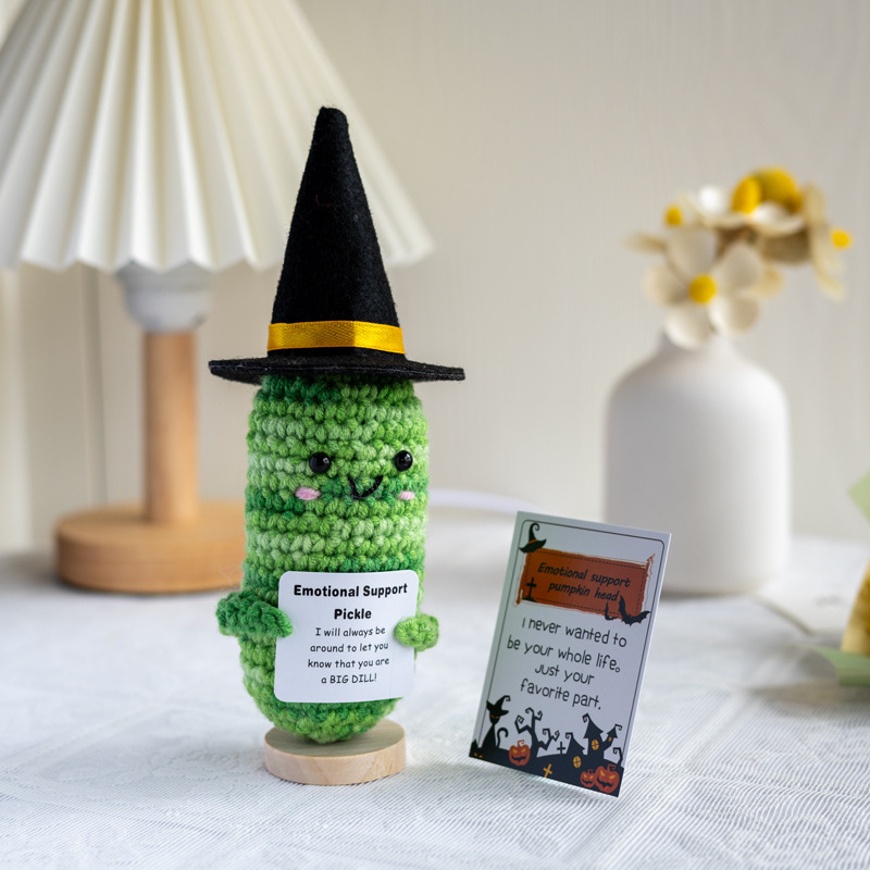 🎃Halloween Pumpkin Head Crochet Doll Ornament