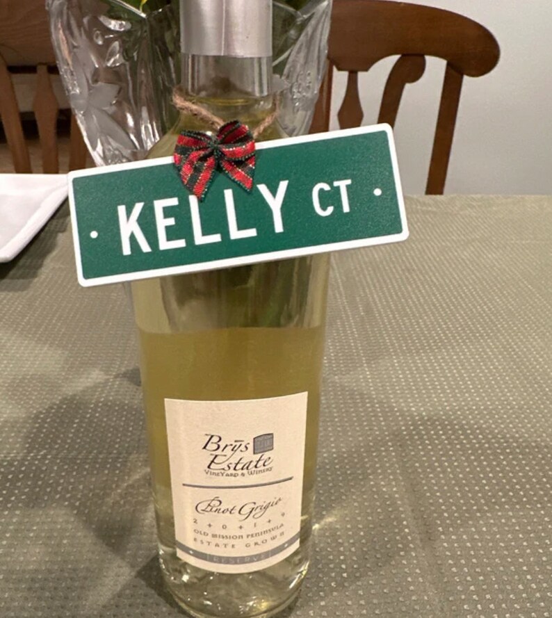 Custom Street Sign Ornament