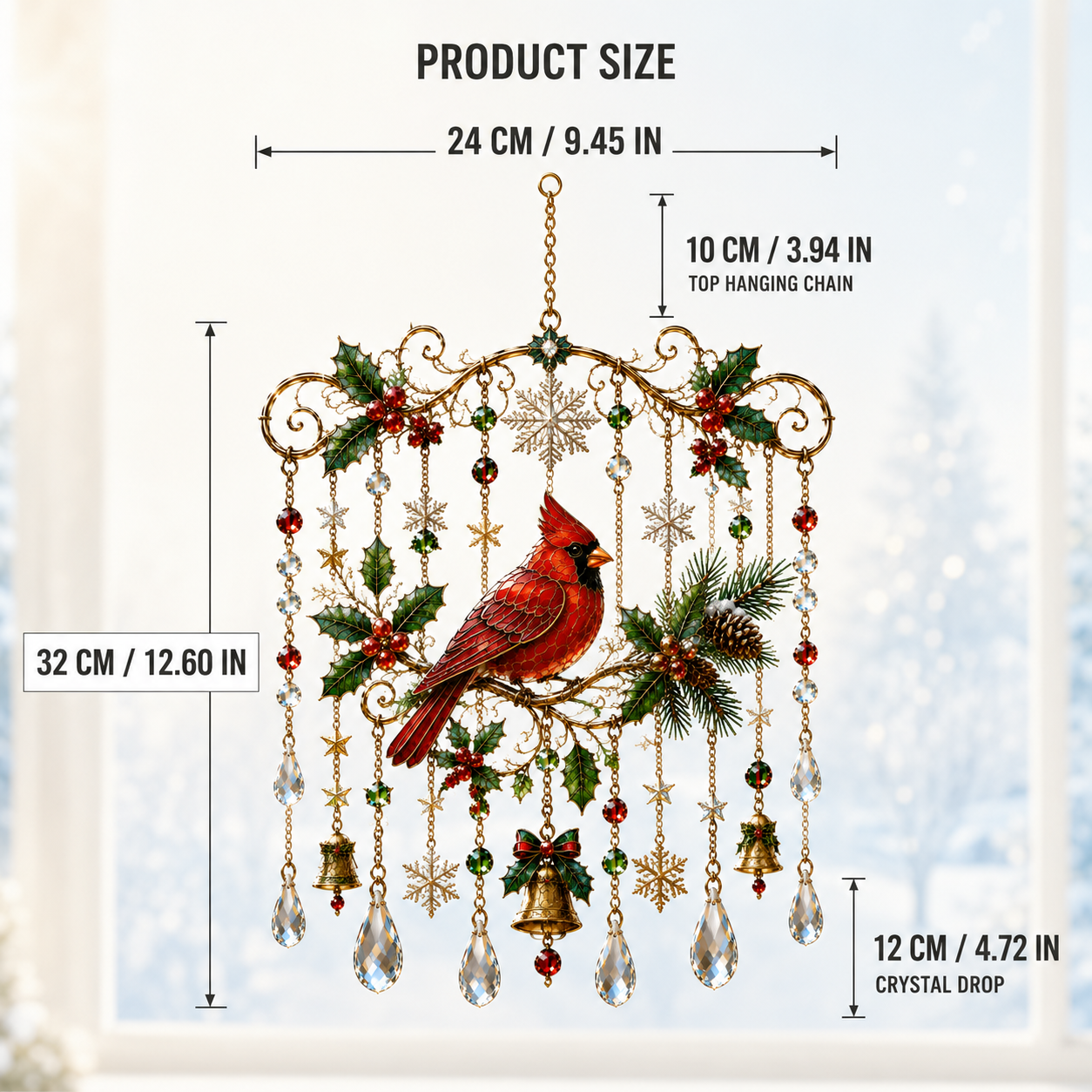 ⏰LIMITED TIME 49% OFF!🔥🔥Last 10 set!🔥 -High-quality handmade Christmas window decorations