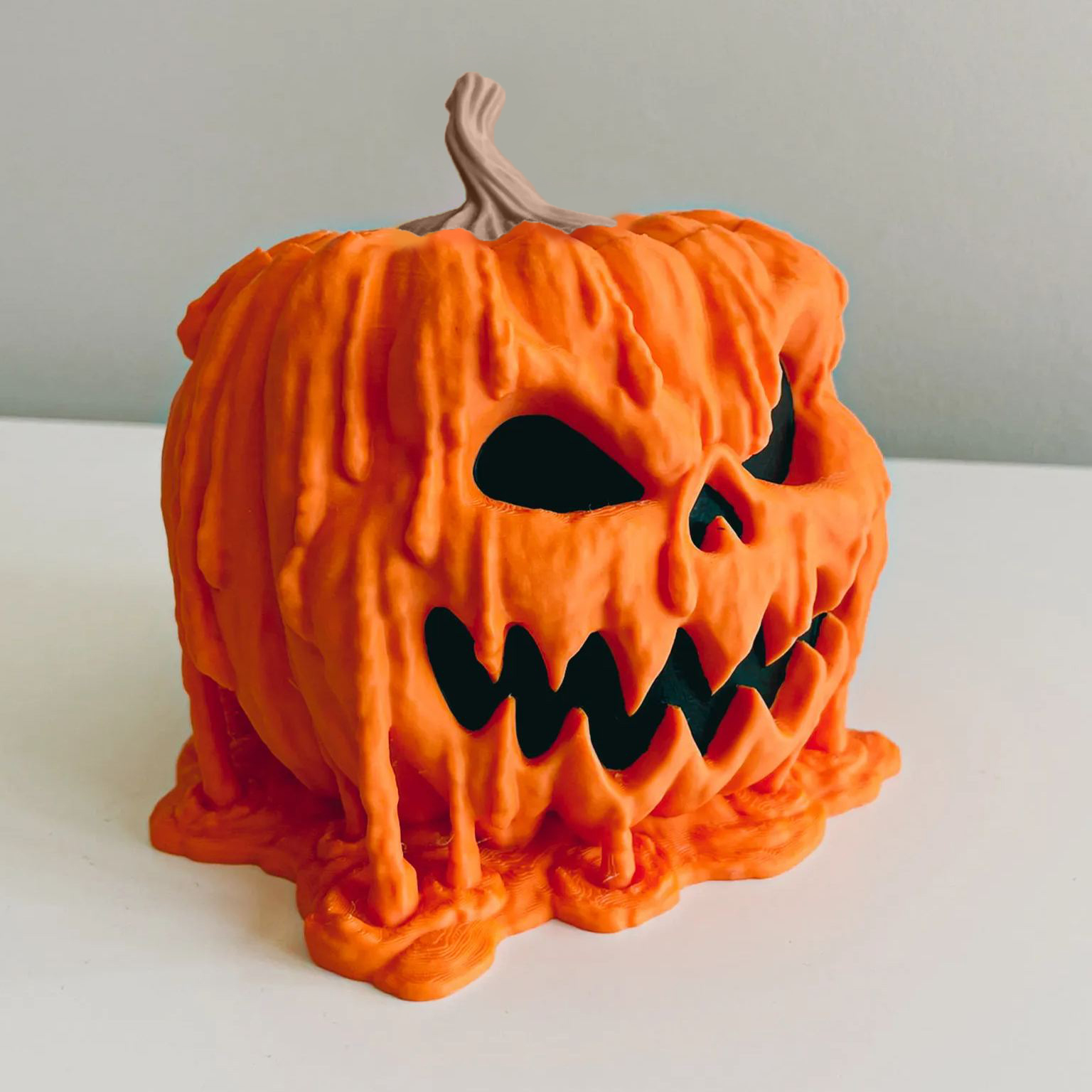 Melting Halloween Pumpkin Bowl