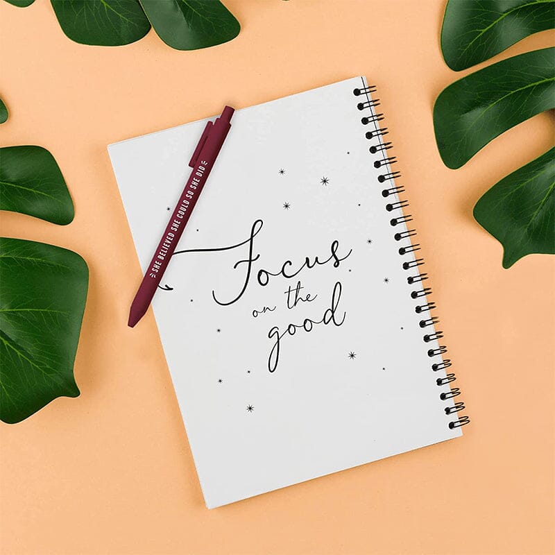 Soft Touch Colorful Girl Power Ballpoint Pens