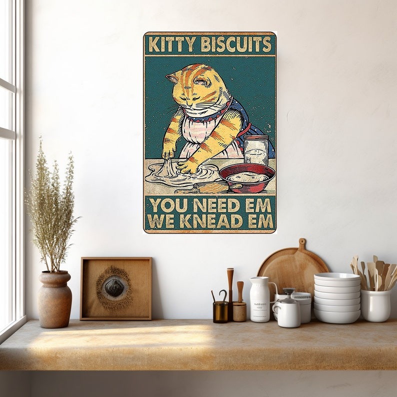 Funny Cat Tin Signs