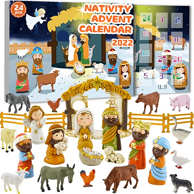 Christmas Pre-Sale-Nativity Scene Advent Calendar Set