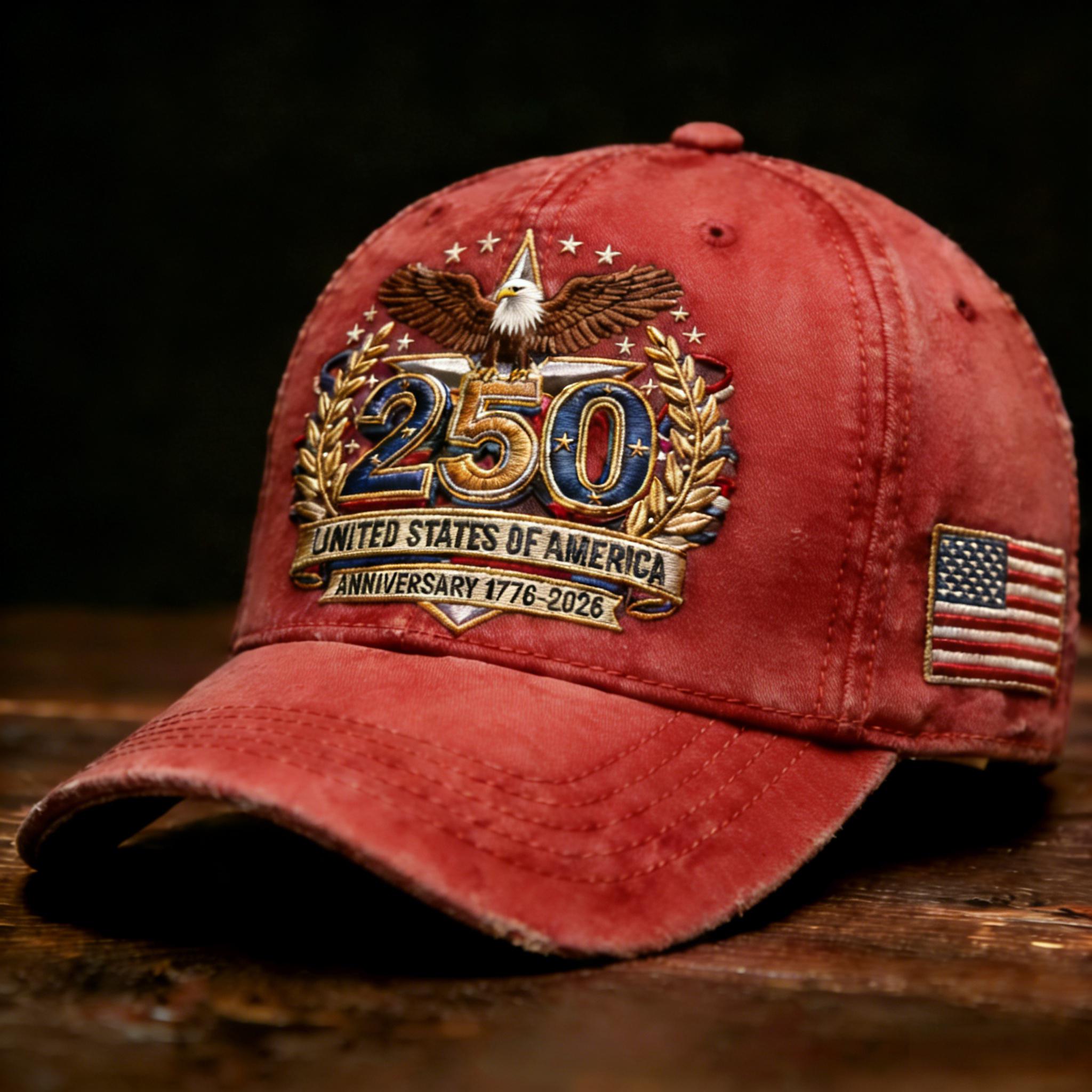 250th Anniversary of the United States Embroidered Cap