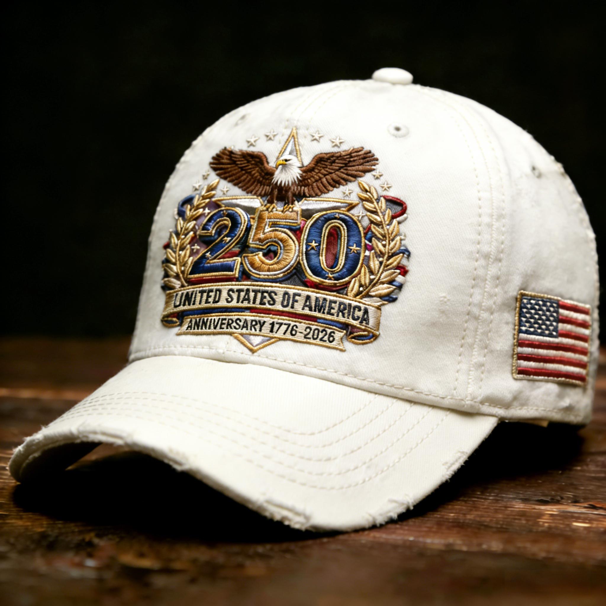 250th Anniversary of the United States Embroidered Cap