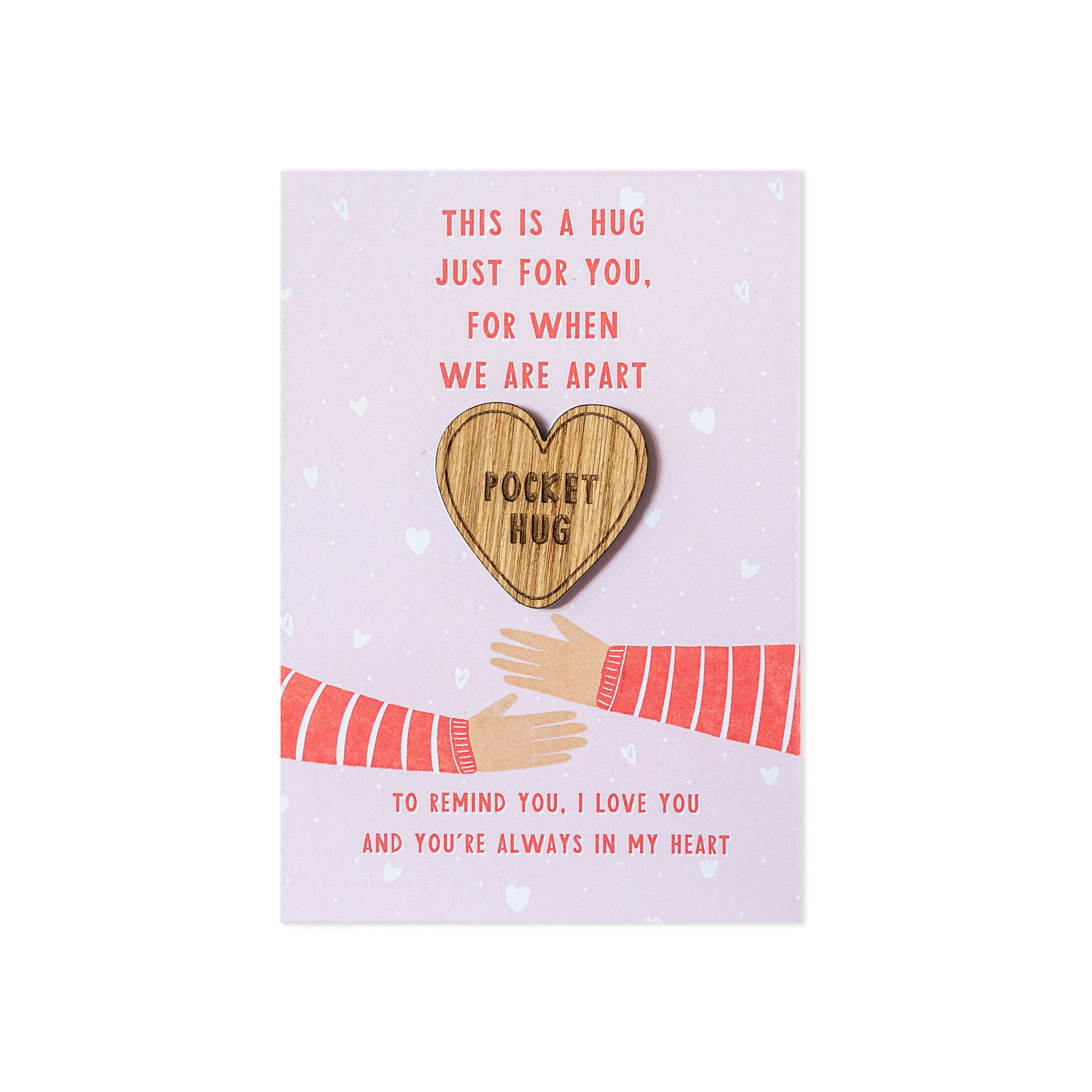 Pocket hug token Thinking of you gift