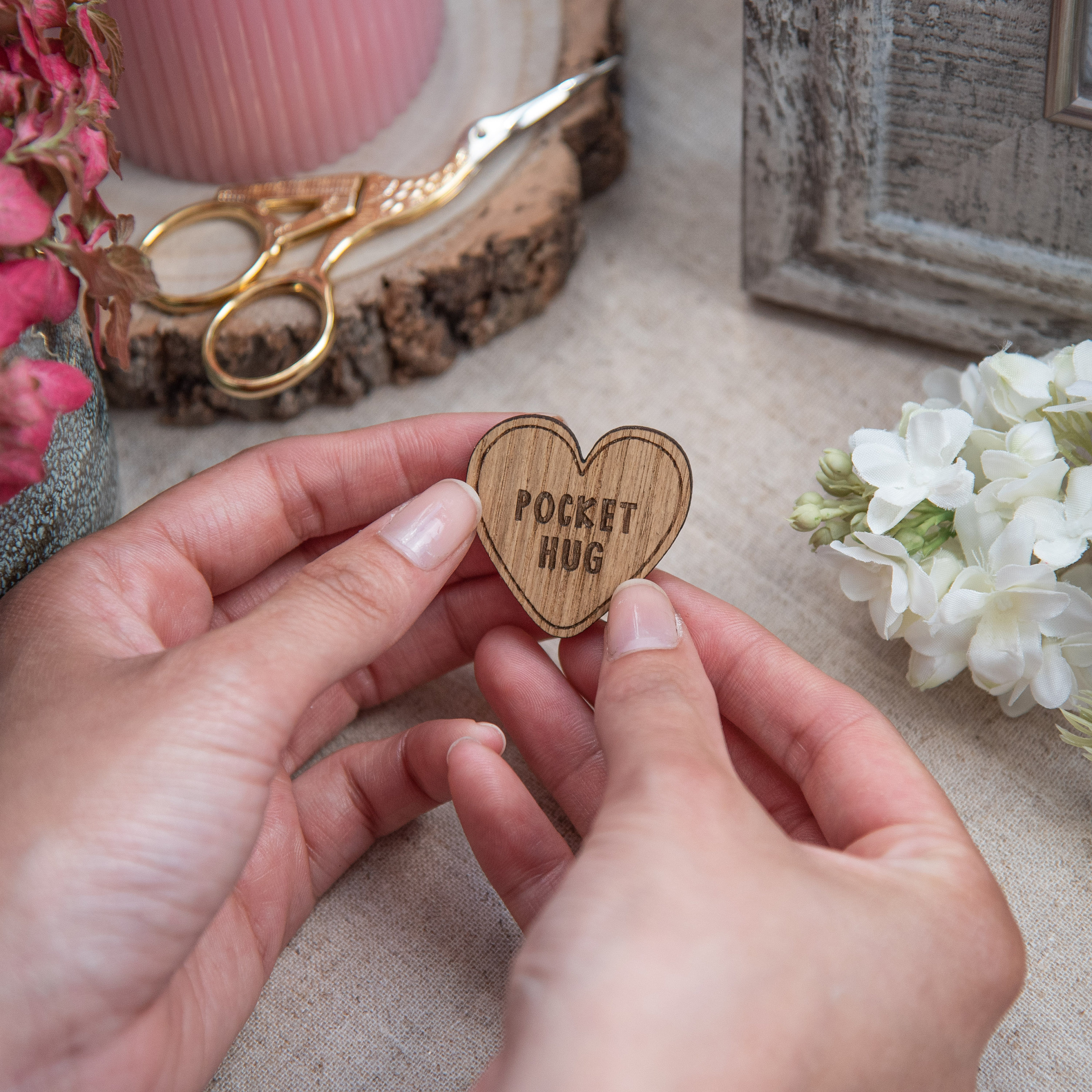 Pocket hug token Thinking of you gift