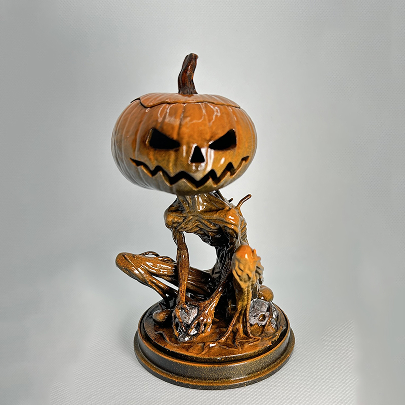 Halloween skellington statue monster 