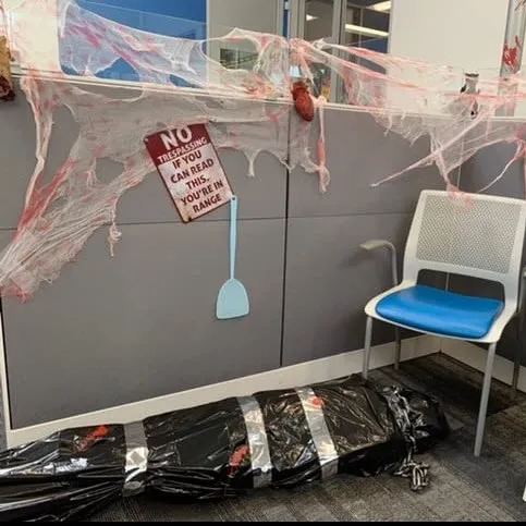 😱Halloween Dead Body Crime Scene Victims Prop