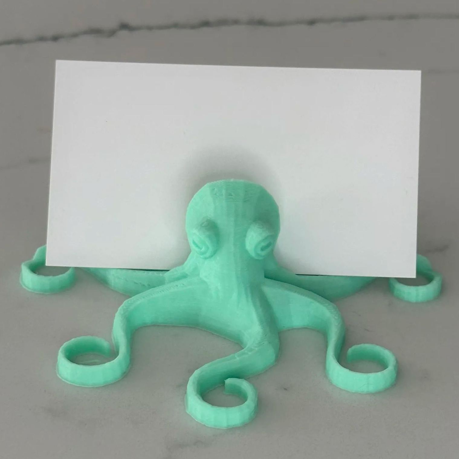 Funny Octopus Business Card Holder