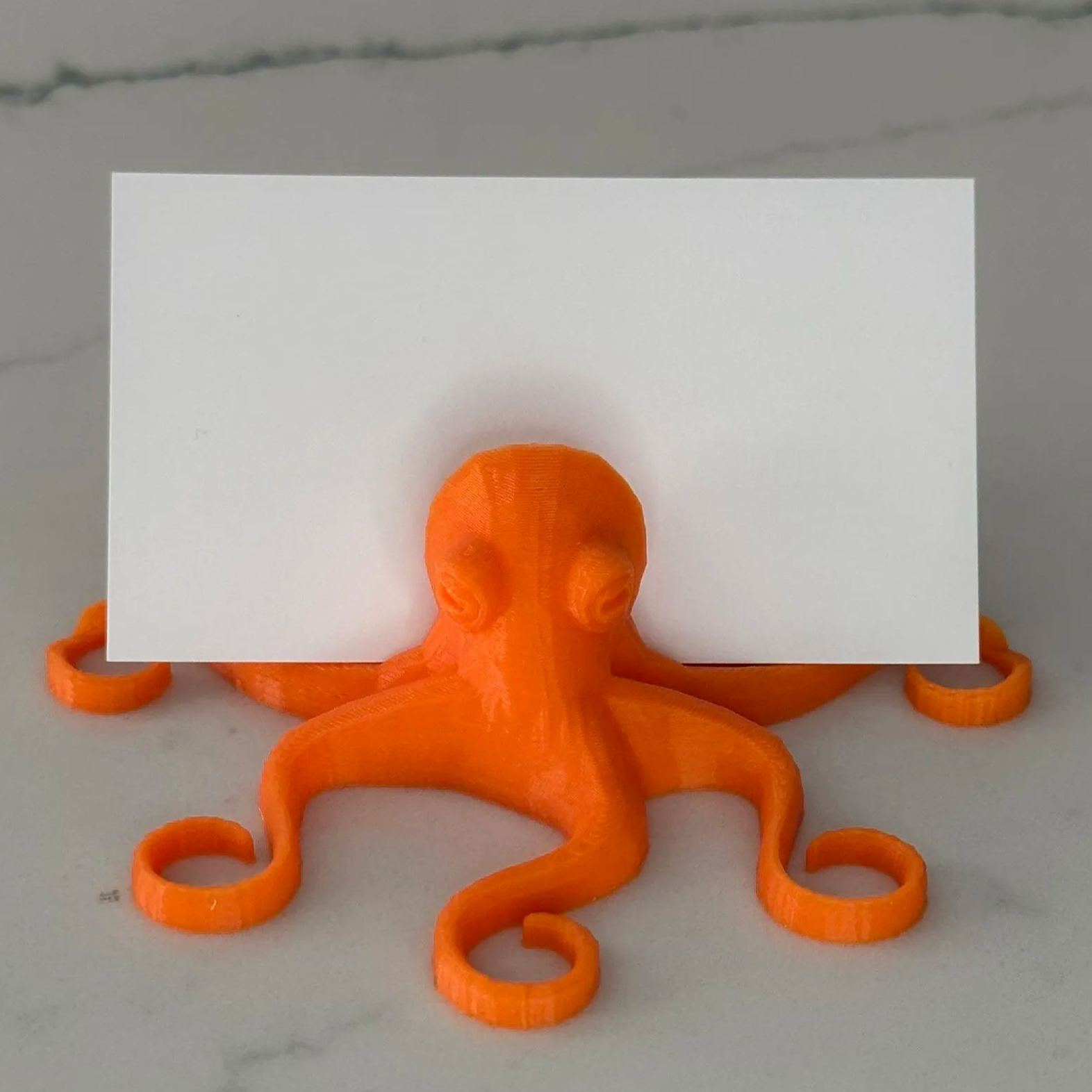 Funny Octopus Business Card Holder