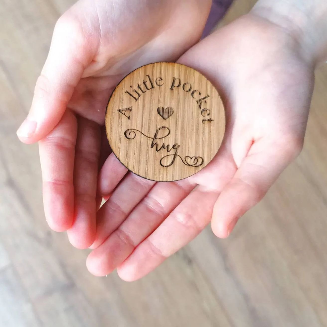 A Little Pocket Wooden Hug