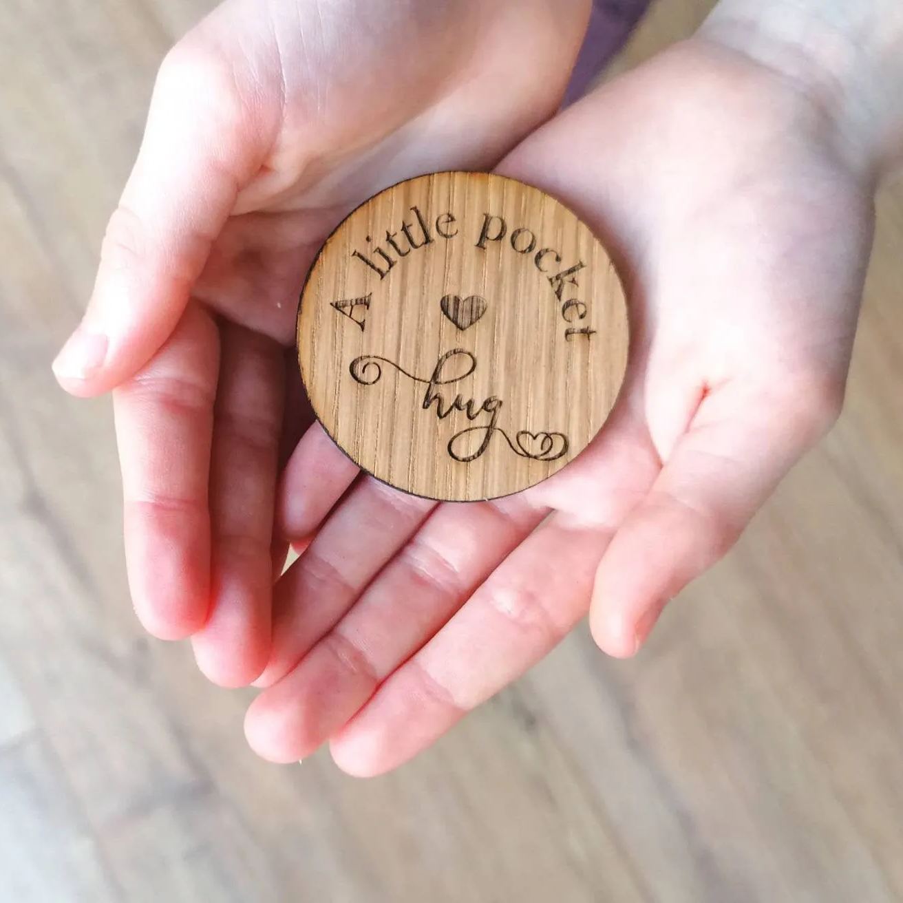 A Little Pocket Wooden Hug