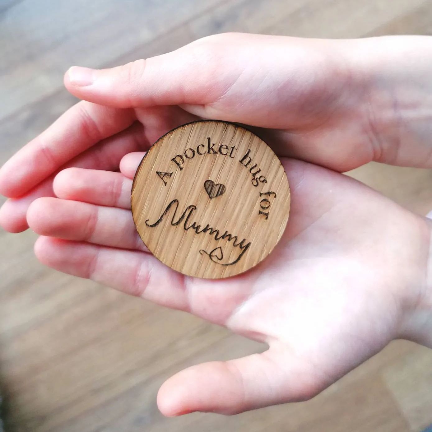 A Little Pocket Wooden Hug