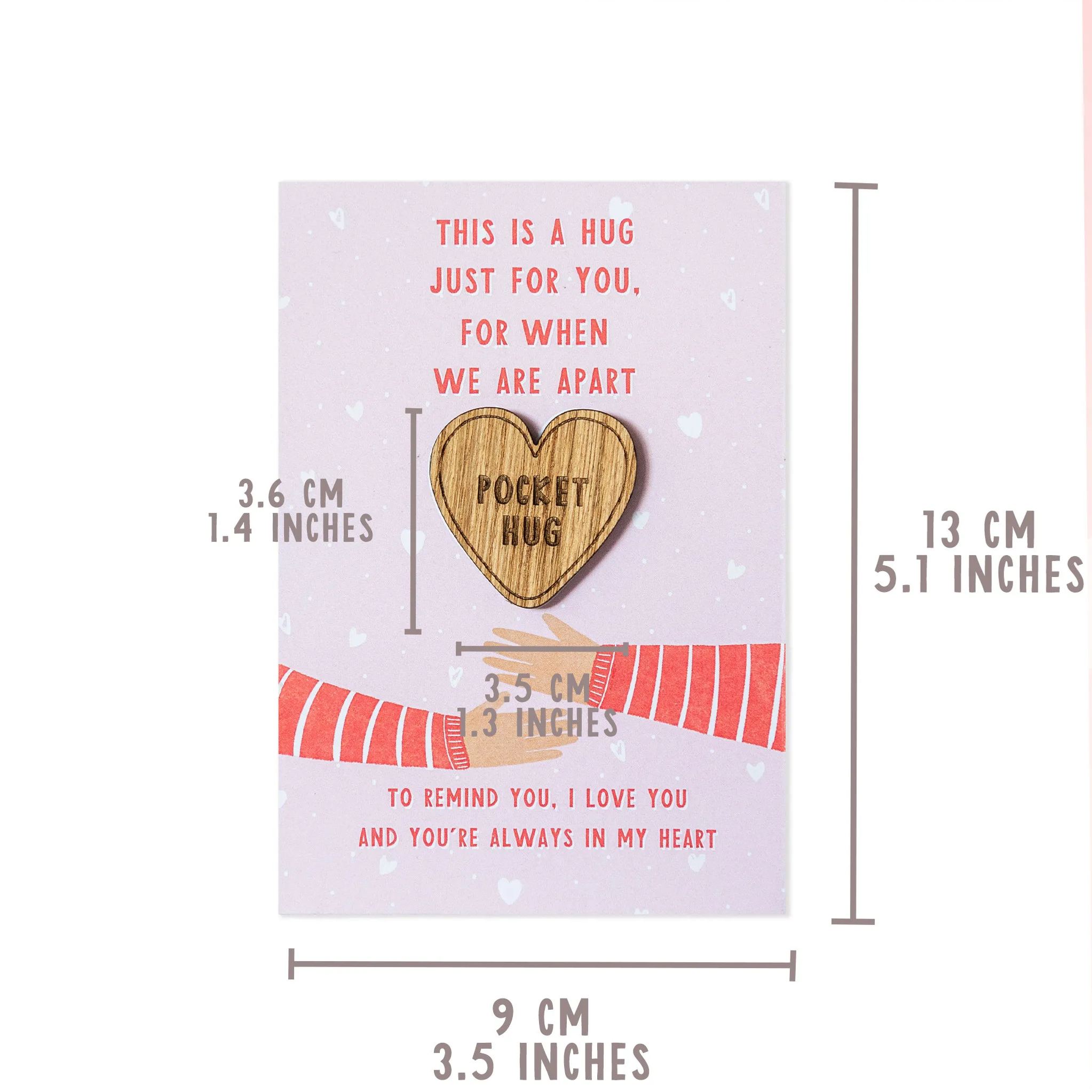 Pocket hug token Thinking of you gift