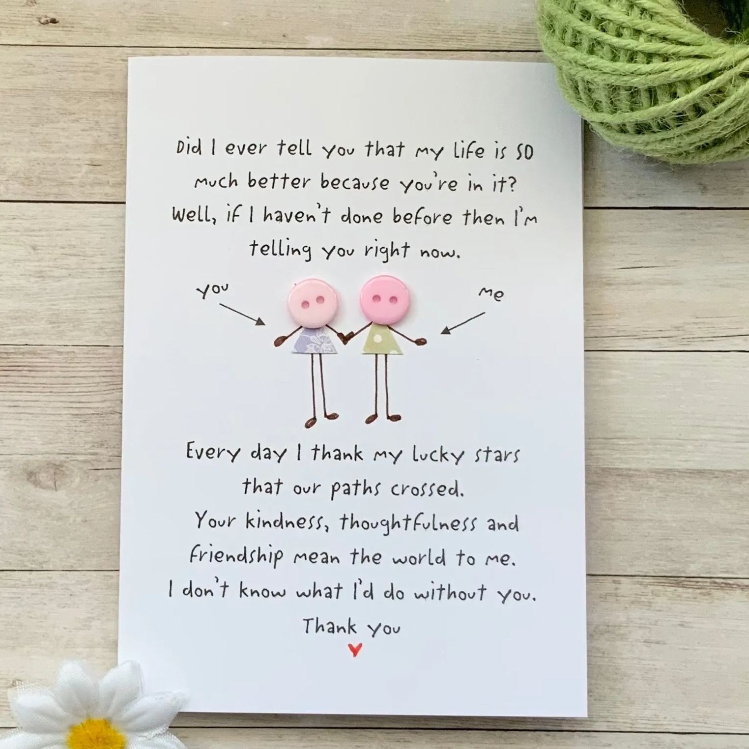 In Case You Need Me Card-For when you need to let someone know that you're