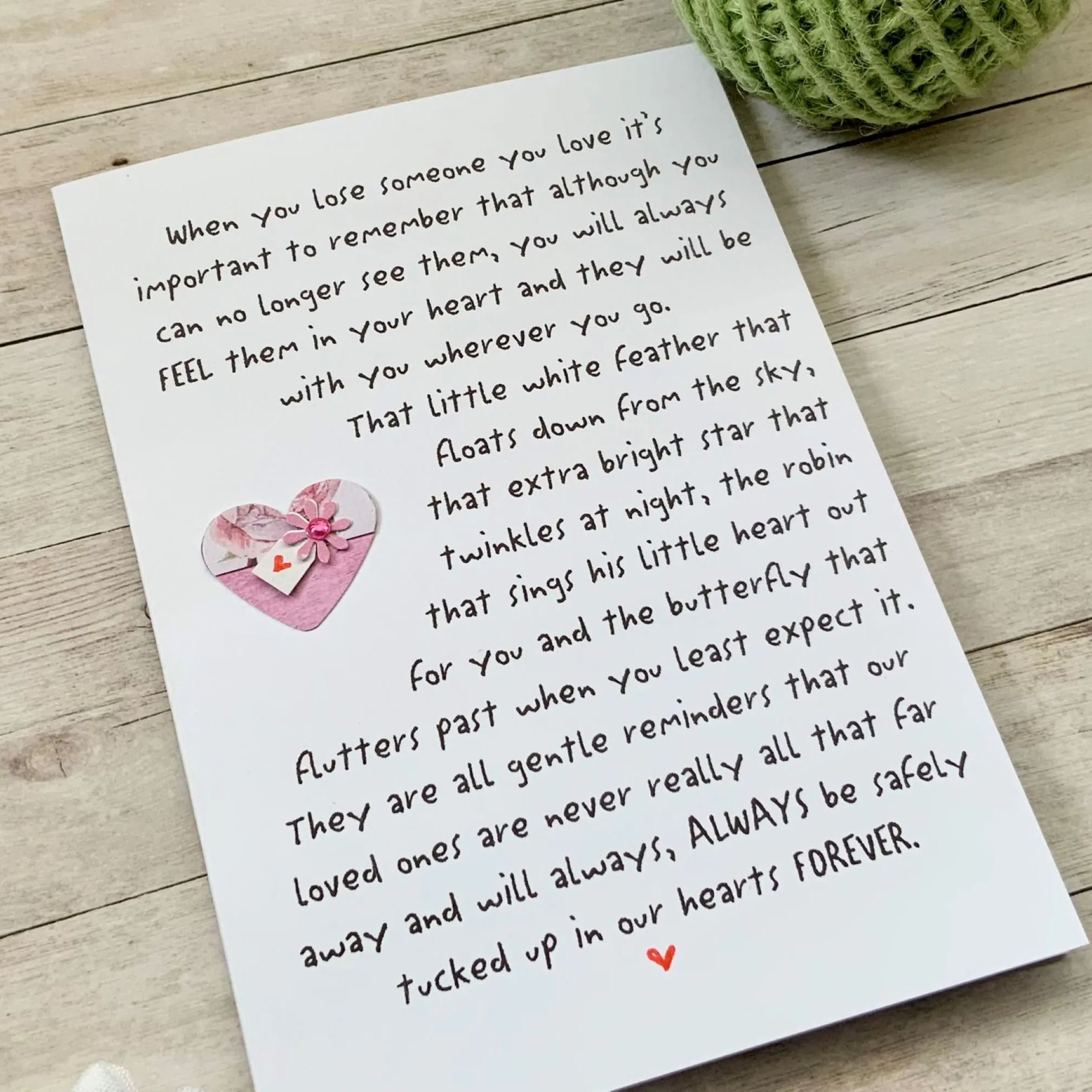 In Case You Need Me Card-For when you need to let someone know that you're