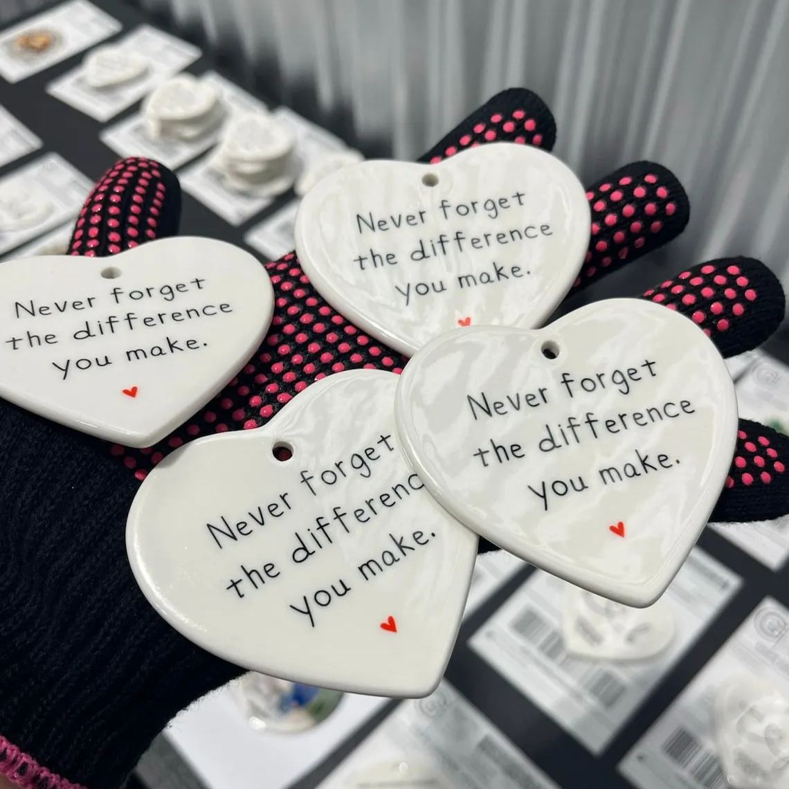 Thank You Christmas Ceramics Ornament