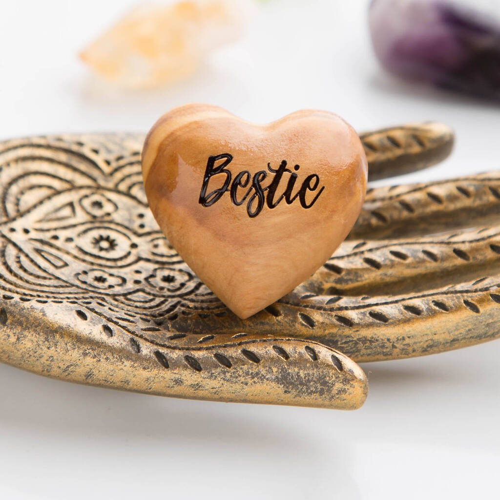 ❤️Pocket Hug Wooden Heart Token