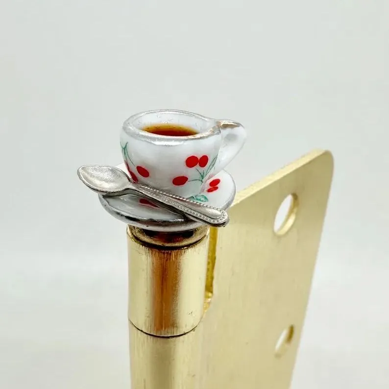 ☕Tea Cup Hinge Head Decoration