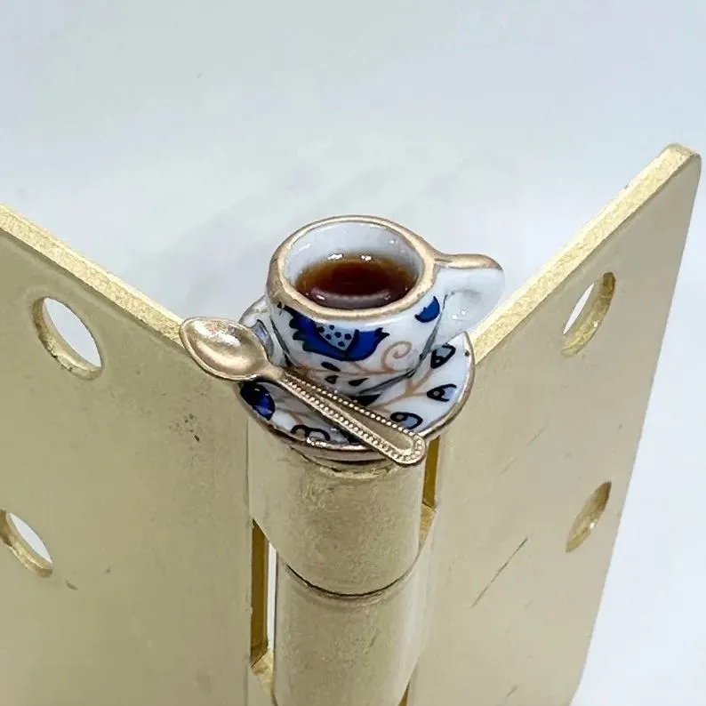 ☕Tea Cup Hinge Head Decoration