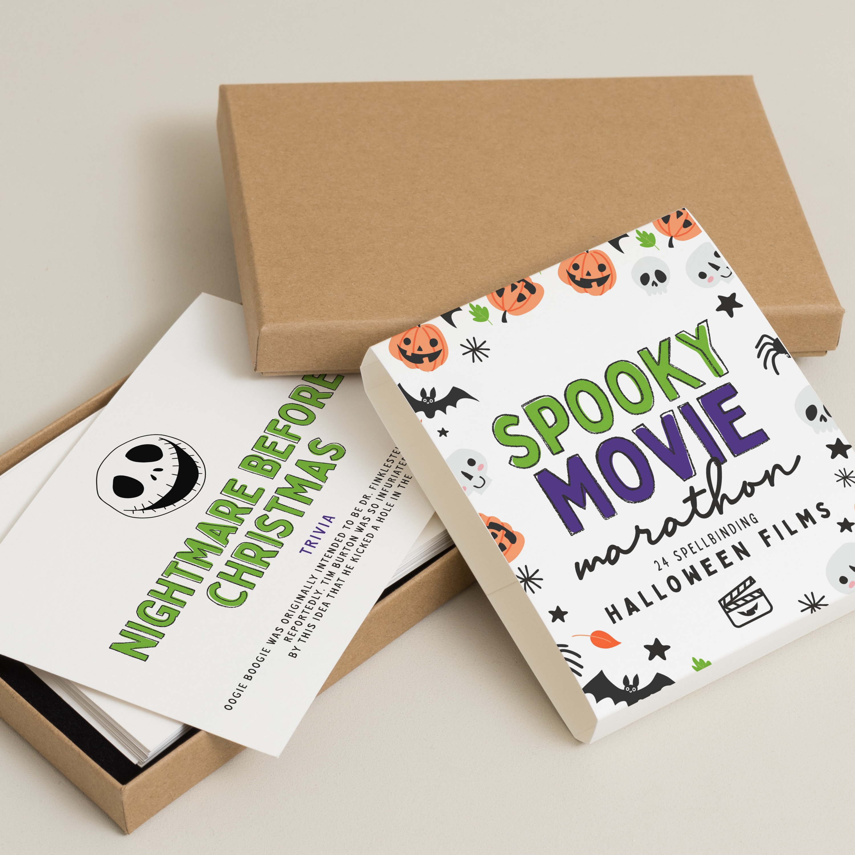 💀Halloween Advent Calendar-🗃Twenty-Four Days Of Movie Card Set