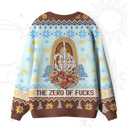 Purplehecate The Zero Of Fucks Ugly Cardigan Sweaters