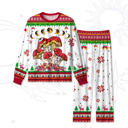 Purplehecate Magic Mushroom Christmas Pajamas