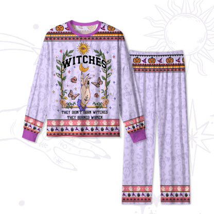 Purplehecate They Didn't Burn Witches They Burned Halloween Pajamas
