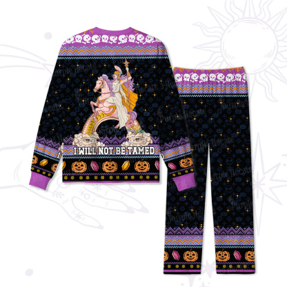 Purplehecate I Will Not Be Tamed Halloween Pajamas