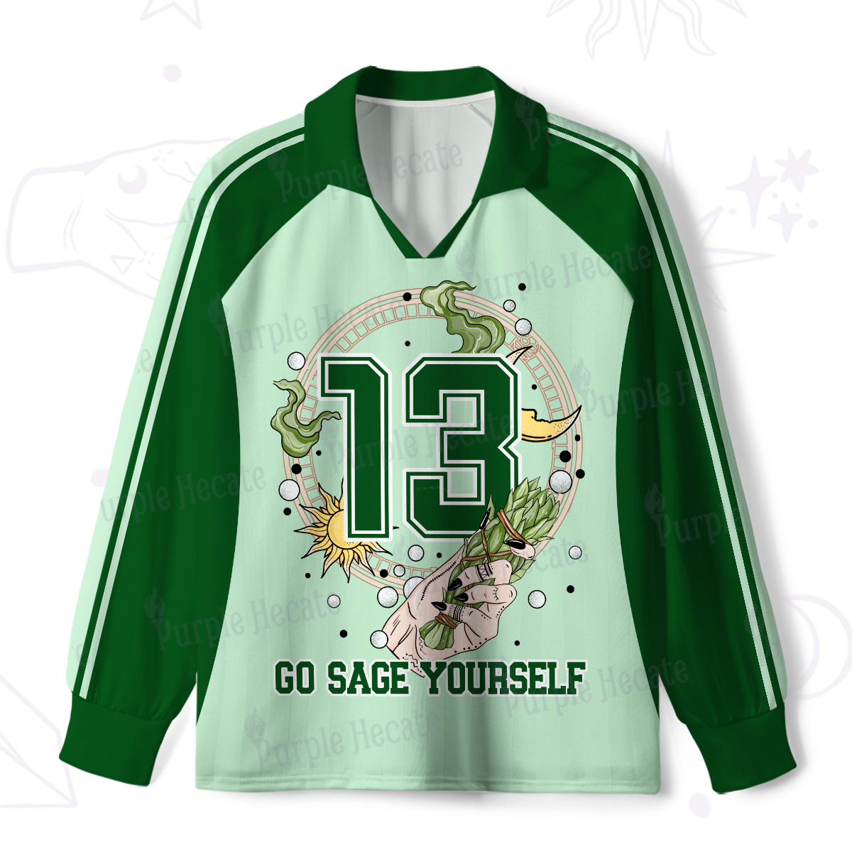 Purplehecate Go Sage Yourself Long Sleeve Jersey Shirt