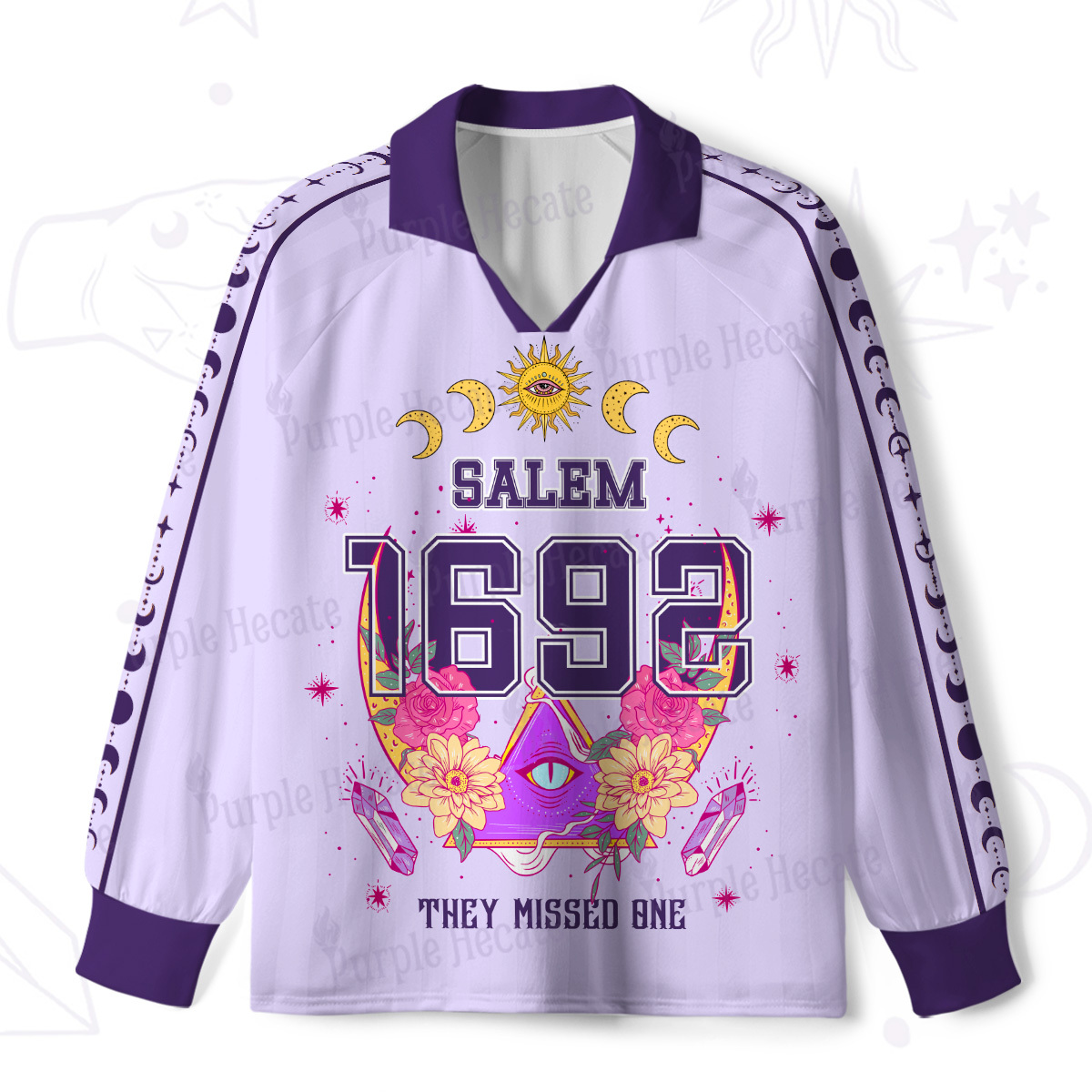Purplehecate Salem 1692 They Missed Long Sleeve Jersey Shirt