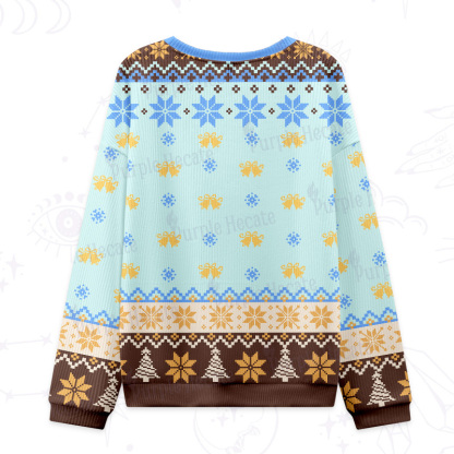 Purplehecate The Zero of Fucks Sacred Bloom Ugly Christmas Sweatshirts