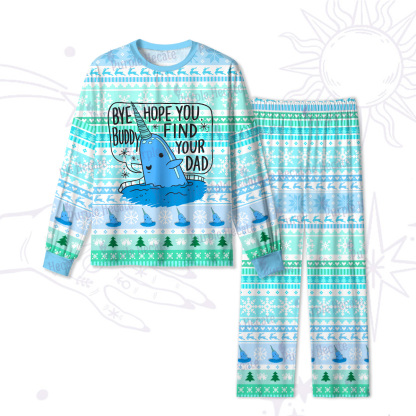 Purplehecate Good Luck Buddy Whale Christmas Pajamas