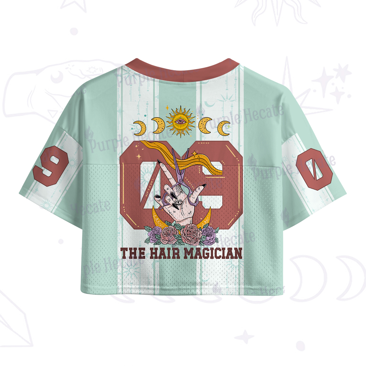 Purplehecate The Hair Magician Crop Sports Jersey
