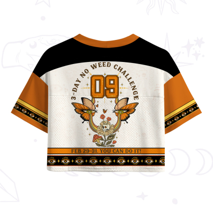 Purplehecate 3 Day No Weed Challenge Crop Sports Jersey