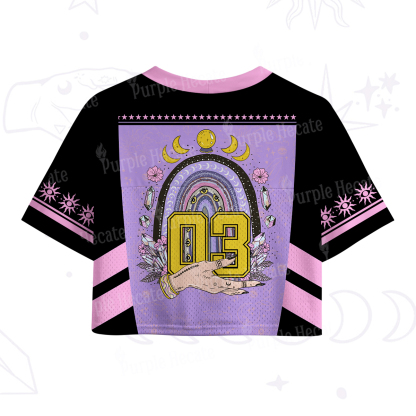 Purplehecate Purplehecate Magic Rainbow Crop Sports Jersey