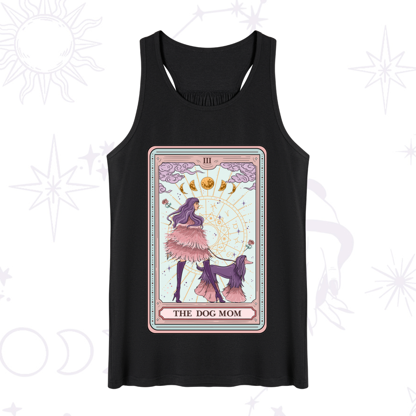 Purplehecate the queen Tarot Card Tank