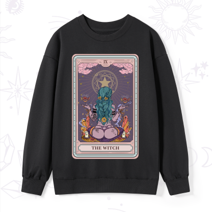 Purplehecate The Witch Tarot Card Sweatshirt