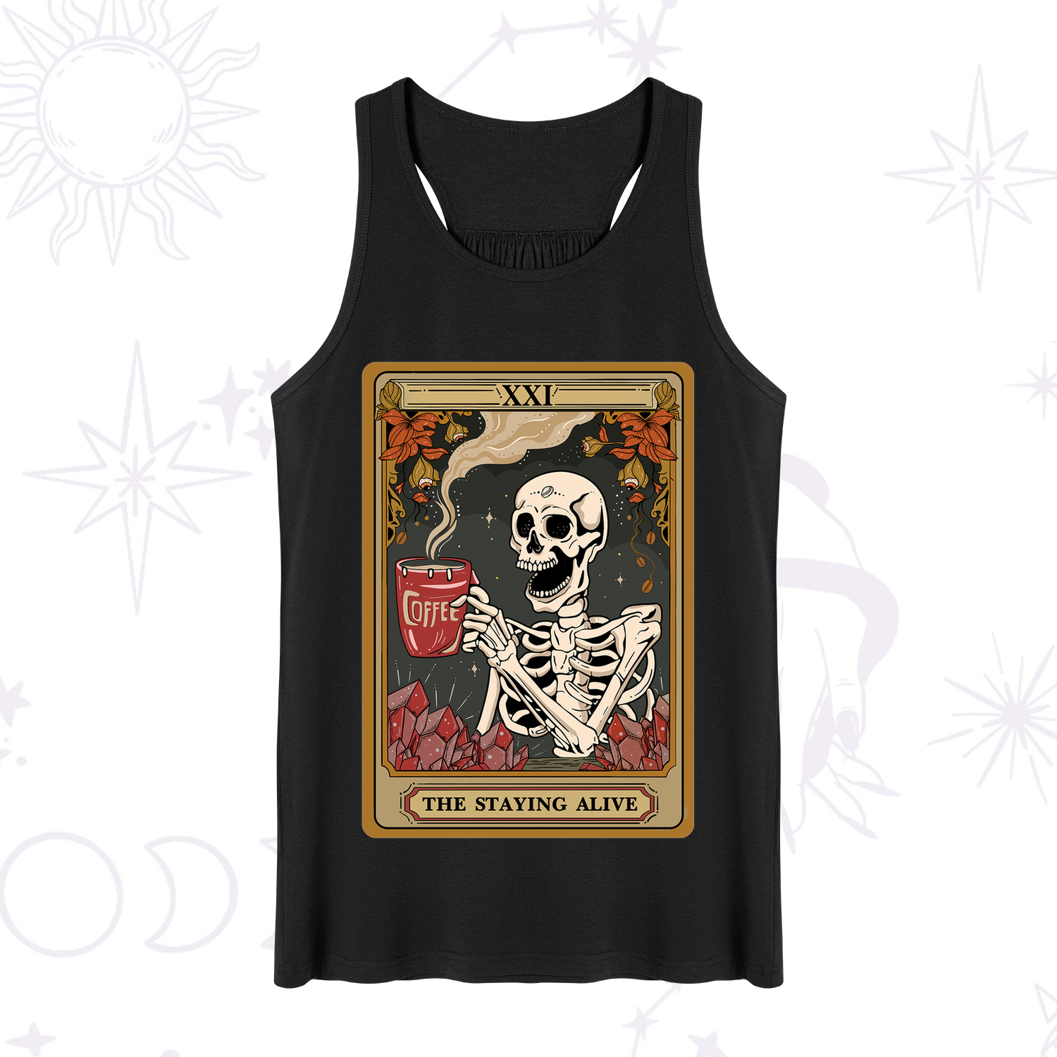 Purplehecate The Stating Alive Tarot Card Tank