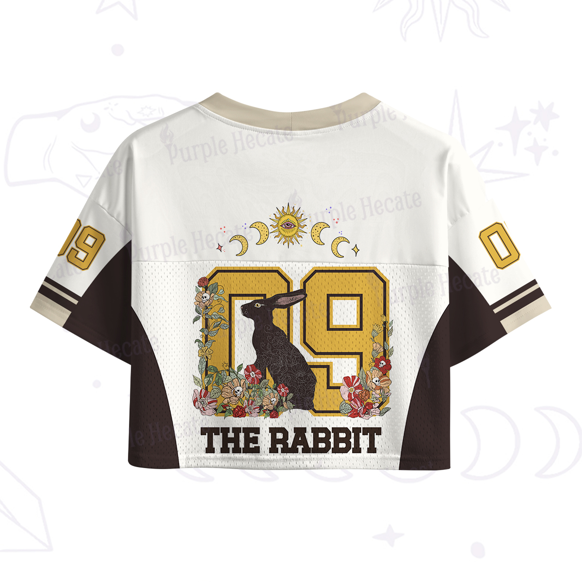 Purplehecate The Rabbit Crop Sports Jersey