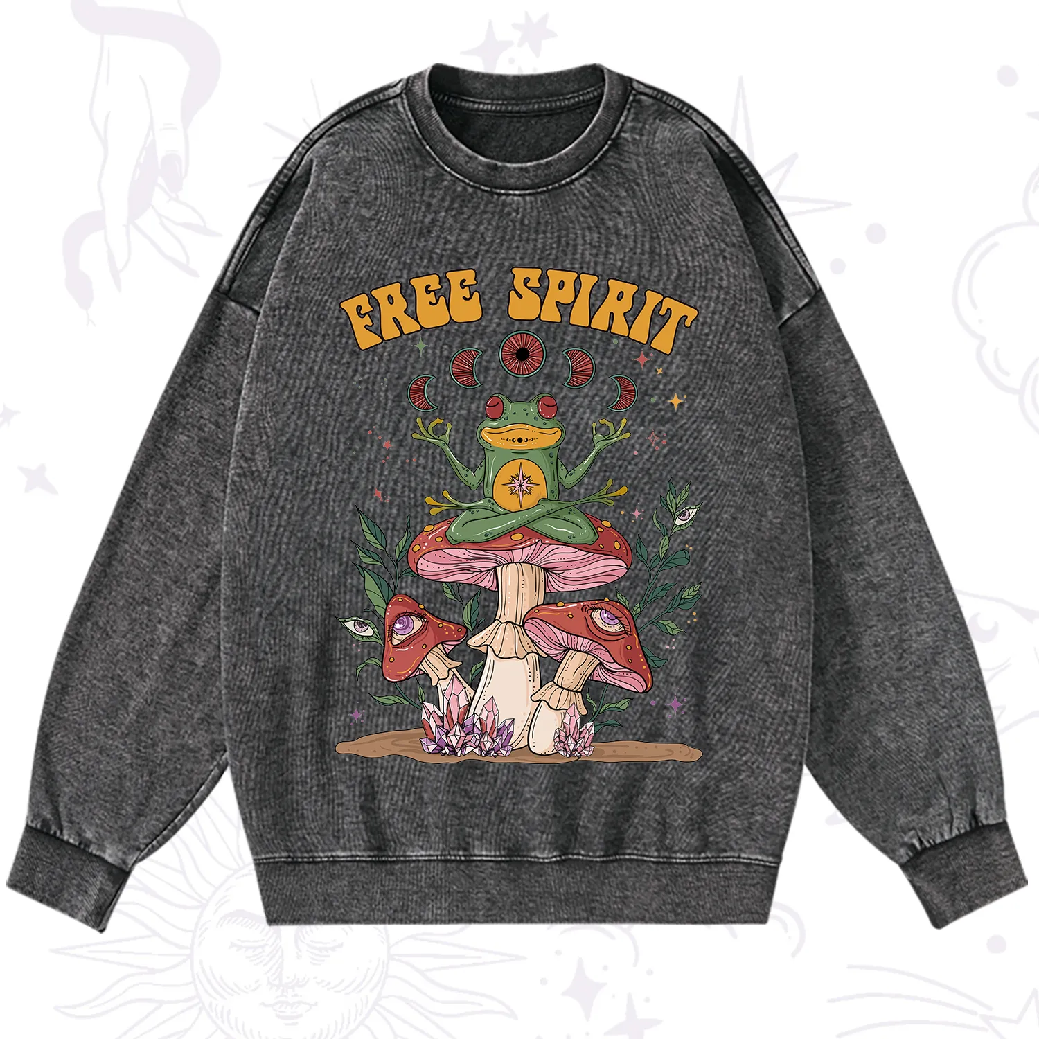 Purplehecate Free Spirit Washed Sweatshirt